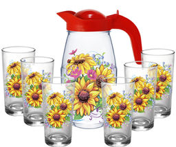 Набор для воды 7 пр арт.1607/6-Д (Подсолнух)