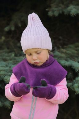 Варежки флисовые ОСЕНЬ/ВЕСНА - Шанти пунти фото 9