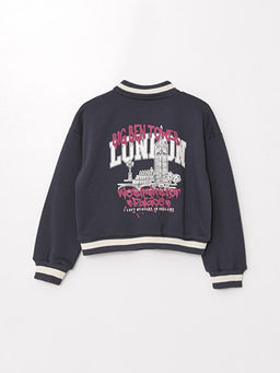 Bask?l? Uzun Kollu K?z ?ocuk Kolej Ceket - Waikiki фото 2