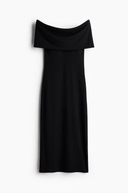 Vestido off-the-shoulder - H&m фото 9
