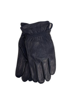 Перчатки мужские из натуральной кожи цвет черный