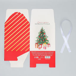 Складная коробка Сказочного Нового года, ёлочка, 18 18 18 см - Дарите счастье фото 8