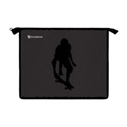 Папка для тетрадей 1 отделение А5 Schoolformat SKATE LIFE черная, молния сверху, картон, п...