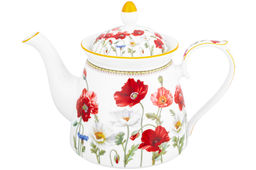 Чайник 1 л 23*13*17 см Маки NEW BONE CHINA