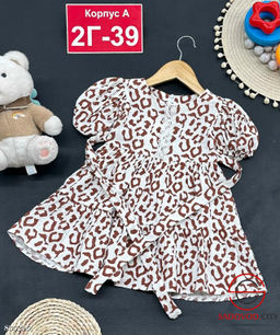 Платье для девочки с принтом