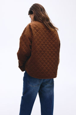 Chaqueta oversize de pana con dise?o guateado - H&m фото 5