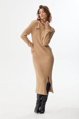 Платье 2113 бежевый - Niv niv  fashion фото 3