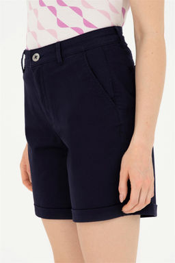 Женские темно-синие тканые шорты Неожиданная скидка в корзине - U.s. polo assn фото 6