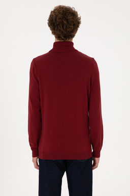 Erkek Slim Fit Bo_azl_ Yaka Bo_azl_ Basic Kazak - U.s. polo assn фото 5