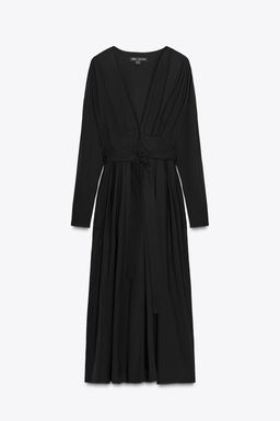 ZW COLLECTION PLEATED MIDI DRESS - Zara фото 4