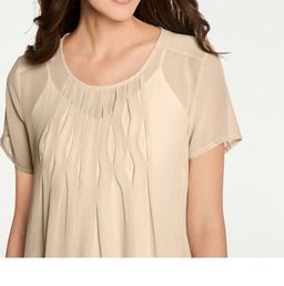 Блузка, песочная - Patrizia dini фото 5