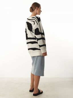 Conso/KJL 230796 - black/milk Джемпер женский  фото 5