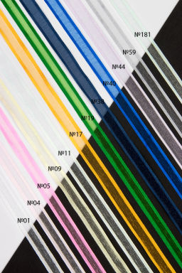 Лента органза с атласными краями 1 см*25 ярд (SF-8086) оранжевый №017 - Больше подарков фото 2