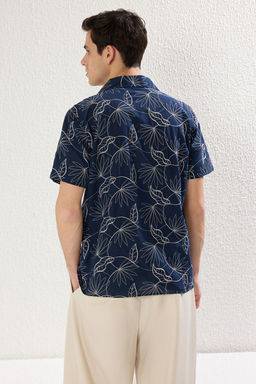TRENDYOL MAN Lacivert Regular Fit Nak?s Detayl? Brode Gomlek TMNSS25GO00027 - Trendyolmilla фото 6