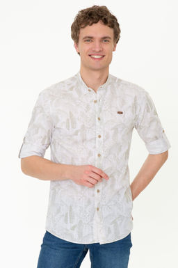 U. S. Polo Assn Мужская рубашка цвета хаки с длинным рукавом - U.s. polo assn фото 15