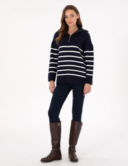 Lacivert Comfort Fit Kazak - Pierre cardin фото 4