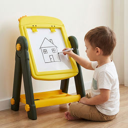 Доска для рисования "Динозаврик" в коробке