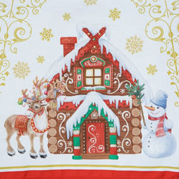 Дорожка на стол новогодняя Этель: Новогодняя сказка, 40 147 см, 100 % хлопок, саржа, 190 г/м  фото 3
