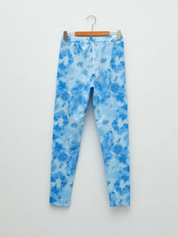 Beli Lastikli Batik Desenli K?z ?ocuk Uzun Tayt - Waikiki фото 2