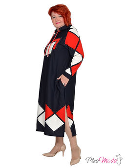 Платье Модель №1722 размеры 44-84 - Plusmoda фото 3