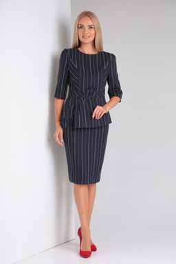 Костюм Gamma & Gracia 675 темно-синий точки