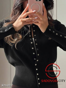 Кофта женская на кнопках