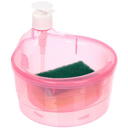 Подставка под губку с дозатором 500мл. 16х15х14 F2001