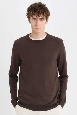 Regular Fit Bisiklet Yaka Triko Kazak - Defacto фото 4