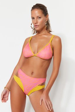 Zebra Desenli Cut Out Detayl? Bikini Alt? TBESS22BA0303 - Trendyolmilla фото 2