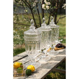 Диспенсер для напитков Magistro «Сияние», 2.7 л, 17×50 см, стекло