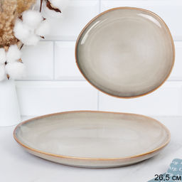 Блюдо для сервировки 265 мм / 88014-10,5 /уп 6/12/ Глазурованное реактивное покрытие / 746237