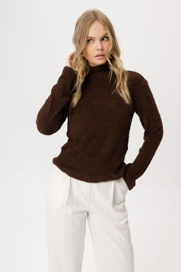 Джемпер Pirs 6386 коричневый  фото 2