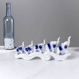 Статуэтка Слоники 14*33 см / W908 /уп 24/ - Галеонтрейд фото 3