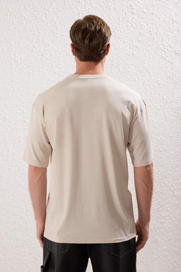 TRENDYOL MAN Siyah Unisex Regular/Normal Kesim Ay?c?k Bask?l? %100 Pamuklu T-Shirt TMNSS25TS00161 - Trendyolmilla фото 36