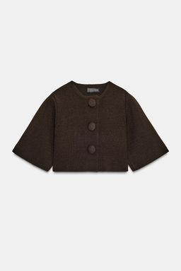 SHORT KNIT CARDIGAN - Zara фото 4