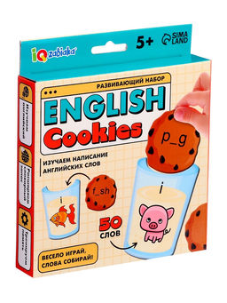 Развивающий набор English cookies, 50 слов