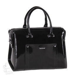 Сумка женская кожаная 9221-1 black Velina Fabbiano-Safenta в Новосибирске