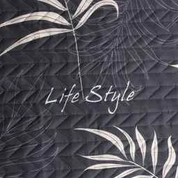 Покрывало евро макси Экономь и Я Пальмовые листья 240*2105см, 100% полиэстер, 190гр/м2  фото 2