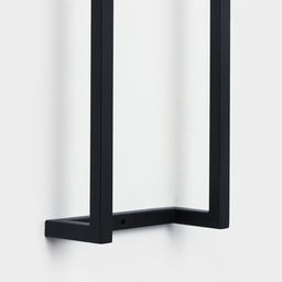 Держатель для полотенец, 10×23×80 см, чёрный