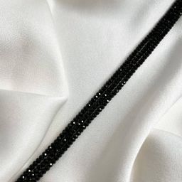 Бусины для украшений из Шпинели черной огранка