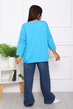 Свитшот 375702 оверсайз трикотажный