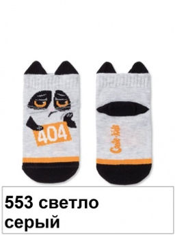 Носки дет.TIP-TOP 17С-59СП, р.18 (72/6) - 553 светло-серый - Conte elegant фото 2