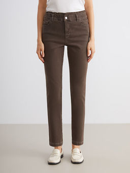 Slim Mom Kad?n Jean Pantolon