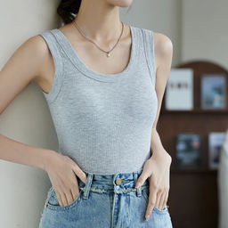 Майка на широких бретелях A35717590 - Tadmico фото 3