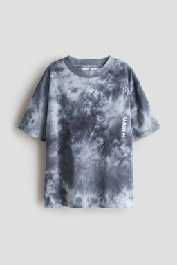 Camiseta estampada de corte holgado
