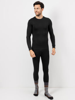 Комплект термо (лонгслив и брюки) в черном цвете черный 691001 - Mark formelle фото 2
