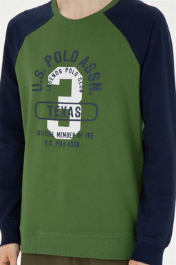 Мужской зеленый свитшот Неожиданная скидка в корзине - U.s. polo assn фото 6