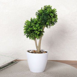 Цветочная композиция Зелень самшит 28 см / 9090-9 /уп 9/72/ - Галеонтрейд фото 9