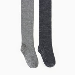 Набор детских колготок KAFTAN BASIC Melange, рост 92-98 см, серый