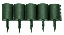 Декоративный заборчик Брёвнышко, зеленый